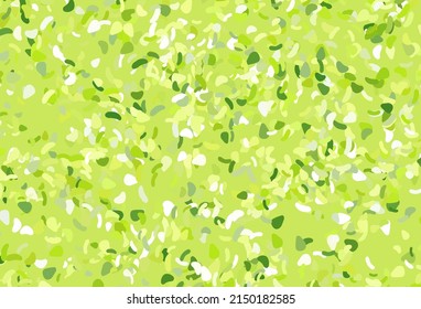Light green vector texture with random forms. Modern abstract illustration with colorful random forms. Best smart design for your business.