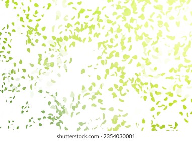 Light green vector texture with random forms. Modern abstract illustration with colorful random forms. Best smart design for your business.