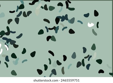 Light Green vector texture with random forms. Modern abstract illustration with colorful random forms. Best smart design for your business.