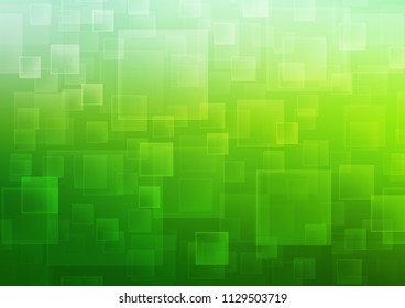 Light Green vector texture in rectangular style. Illustration with set of colorful rectangles. Pattern for busines ad, booklets, leaflets
