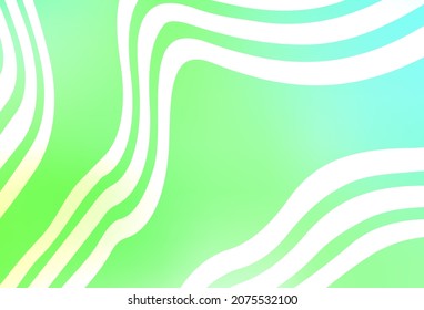 Hellgrüne Vektorstruktur mit frischen Linien. Kreative Illustration im Stil der Halbfone mit Farbverlauf. Business Design für Poster, Banner.