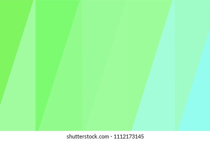 Light Green vector triangle mosaic texture. A completely new color illustration in a  polygonal style. Brand-new style for your business design.