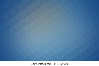 Light Green vector triangle mosaic template. An elegant bright illustration with gradient. Triangular pattern for your business design.