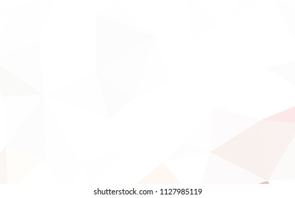 Light Green vector triangle mosaic cover. Geometric illustration in Origami style with gradient.  Polygonal design for your web site.