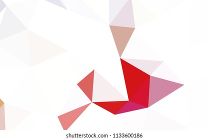 Light Green vector triangle mosaic template. Geometric illustration in Origami style with gradient.  A new texture for your web site.