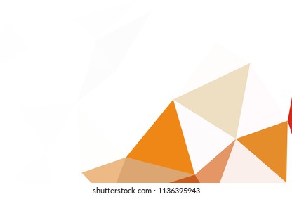 Light Green vector triangle mosaic texture. Creative illustration in halftone style with triangles. A completely new design for your leaflet.