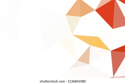 Light Green vector triangle mosaic template. Shining colorful illustration with triangles. Template for cell phone's backgrounds.