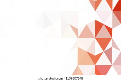 Light Green vector triangle mosaic cover. A sample with polygonal shapes. Best triangular design for your business.