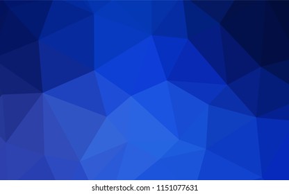 Light Green vector triangle mosaic cover. Colorful illustration in polygonal style with gradient. Pattern for a brand book's backdrop.