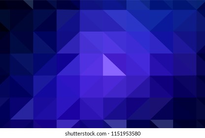 Light Green vector triangle mosaic template. Shining polygonal illustration, which consist of triangles. Best triangular design for your business.