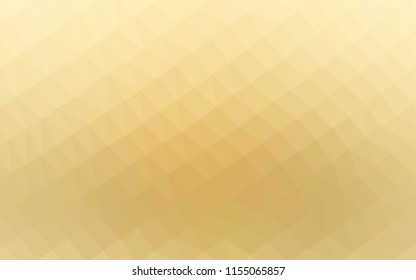 Light Green vector triangle mosaic pattern. Colorful abstract illustration with gradient. The polygonal design can be used for your web site.