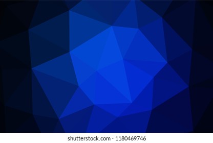 Light Green vector triangle mosaic template. Shining colorful illustration with triangles. Polygonal design for your web site.