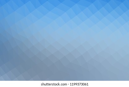 Light Green vector triangle mosaic background. A vague abstract illustration with gradient. The template can be used as a background for cell phones.