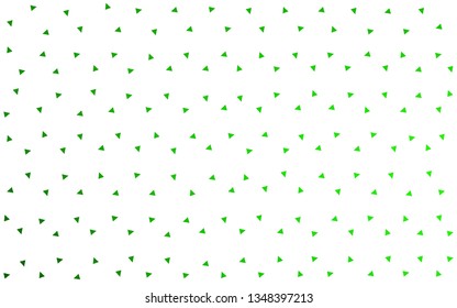 Light Green vector  triangle mosaic texture. Modern abstract illustration with triangles. New template for your brand book.