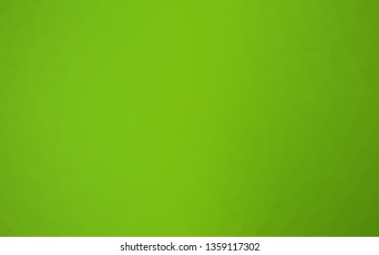 Light Green vector triangle mosaic texture. Triangular geometric sample with gradient.  Template for a cell phone background.