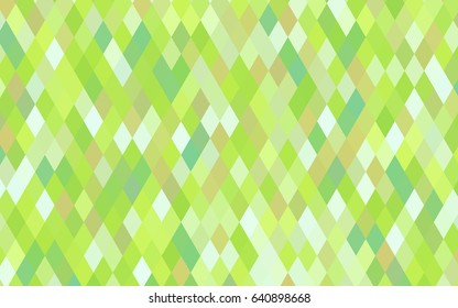 Light Green vector triangle mosaic pattern. Shining colored illustration in a brand-new style. Triangular pattern for your business design.