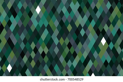 Light Green vector triangle mosaic background. Colorful abstract illustration with gradient. The template can be used as a background for cell phones.