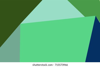 Light Green vector triangle mosaic background. Shining illustration, which consist of triangles. A new texture for your design.