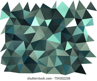 Light Green vector triangle mosaic pattern. Shining colored illustration in a brand-new style. A new texture for your design.