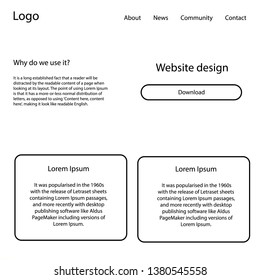 Light Green vector ui kit with clouds, stars. Simple Material Design Kit with colorful clouds in header. This template you can use for websites.