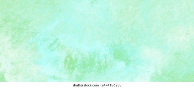 Light green vector watercolor art background with old paper texture for design. Watercolor grunge illustration for cards, invitation, flyers, poster, banner. Painted template.