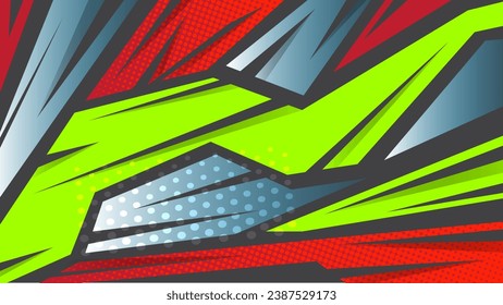 Light green Vehicle sticker stripes. Racing car signature strips.