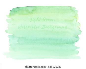 Light Green Watercolor Background