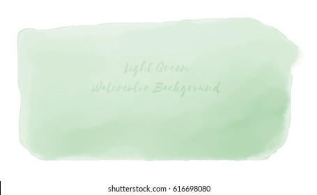 Light Green Watercolor Background