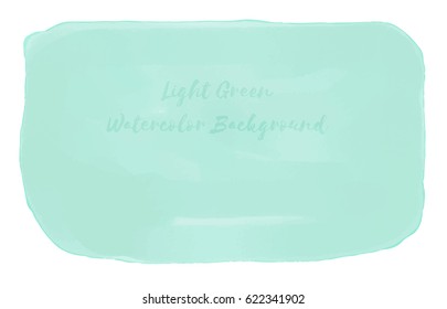 Light Green Watercolor Background