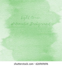 Light Green Watercolor Background