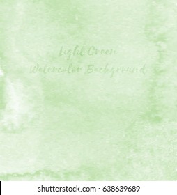 Light Green Watercolor Background