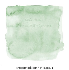 Light Green Watercolor Background