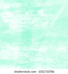 light green watercolor marble structure pattern with white brush strokes, vector illustration