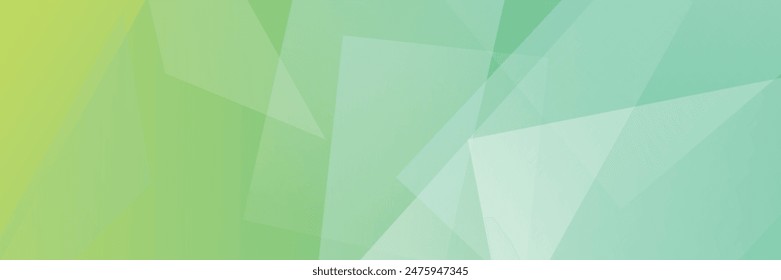 Light green wide banner background, vector ilustration, eps10.