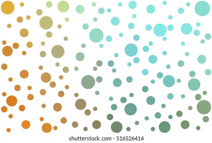 Light Green Yellow abstract seamless pattern with circles. Geometry pattern for fabric. Textile background. Stock vector.