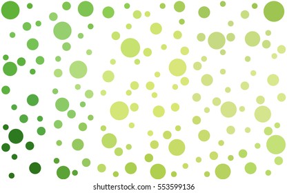 Light Green Yellow abstract seamless pattern with circles. Geometry pattern for fabric. Textile background. Stock vector.
