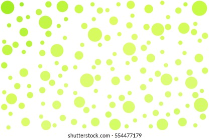 Light Green Yellow abstract seamless pattern with circles. Geometry pattern for fabric. Textile background. Stock vector.