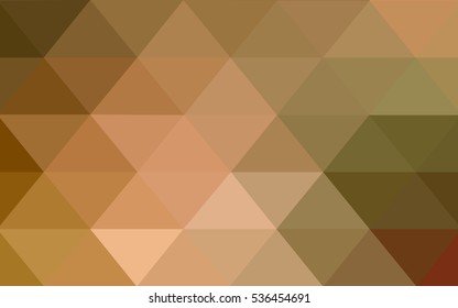 Light Green Yellow Low poly crystal background. Polygon design pattern. Low poly vector illustration, low polygon background.