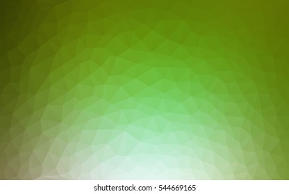 Light Green Yellow modern geometrical abstract background. Texture, seamless background. Geometric background in Origami style with gradient. 