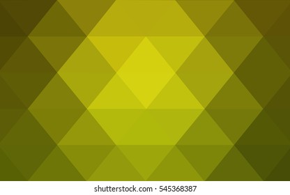 Light Green Yellow modern geometrical abstract background. Texture, seamless background. Geometric background in Origami style with gradient. 