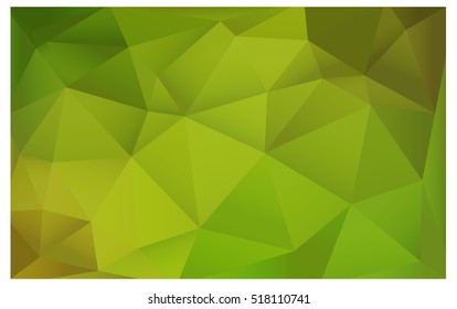 Light Green Yellow Pattern. Seamless triangular template. Geometric sample. Repeating routine with triangle shapes. Seamless texture for your design. Pattern can be used for background.