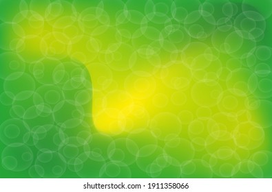 Light green, yellow texture, blurred decorative design in abstract style. Template for your beautiful backgrounds. Vector.