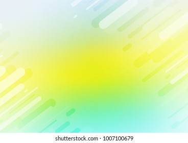 Light Green, Yellow vector abstract doodle background. Doodles on blurred abstract background with gradient. The textured pattern can be used for website.