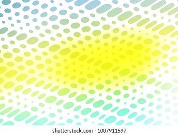 Light Green, Yellow vector abstract doodle texture. Creative illustration in blurred style with doodles and Zen tangles. A new texture for your design.