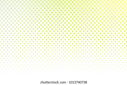 Light Green, Yellow vector abstract pattern with circles. Geometry template for your business design. Background with colored spheres.