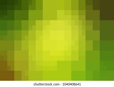 Light Green, Yellow vector abstract textured polygonal background. Blurry rectangle design. Pattern can be used for background.