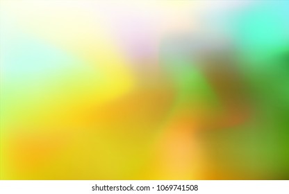 Light Green, Yellow vector abstract layout. An elegant bright illustration with gradient. The textured pattern can be used for background.