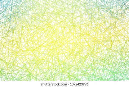 Light Green, Yellow vector abstract colorful background, which consist of triangles. Pattern with colored triangles on white background.