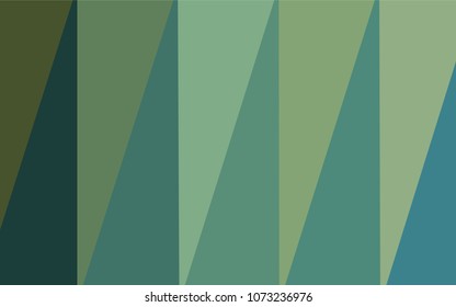 Light Green, Yellow vector abstract polygonal template. Shining polygonal illustration, which consist of triangles. A completely new design for your business.