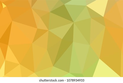 Light Green, Yellow vector abstract mosaic pattern. A completely new color illustration in a  polygonal style. The polygonal design can be used for your web site.